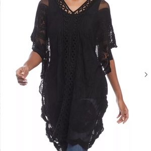 SOLD!! Collection XIIX Elegant Leaf Lace Topper NWOT